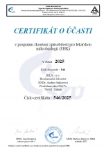 Certifikát SZU 2025